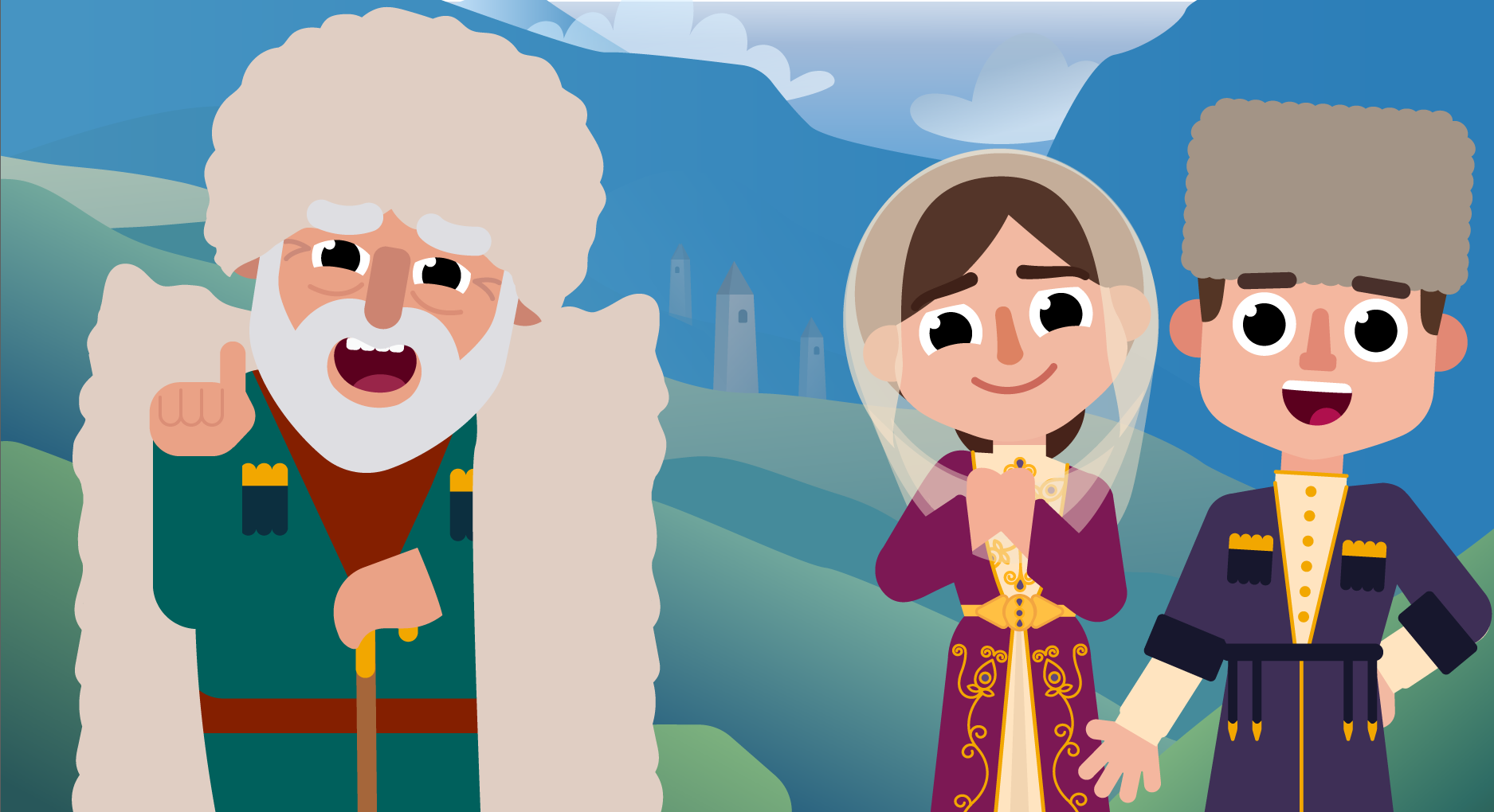 Персонажи для курса Чеченского. Родной язык