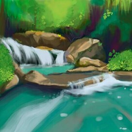 Стилизованный пейзаж