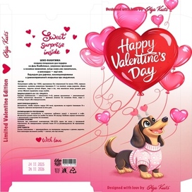 Дизайн и иллюстрация к упаковке шоколада