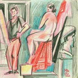 вечерний рисунок