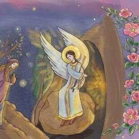 Открытка ко дню Жен Мироносиц