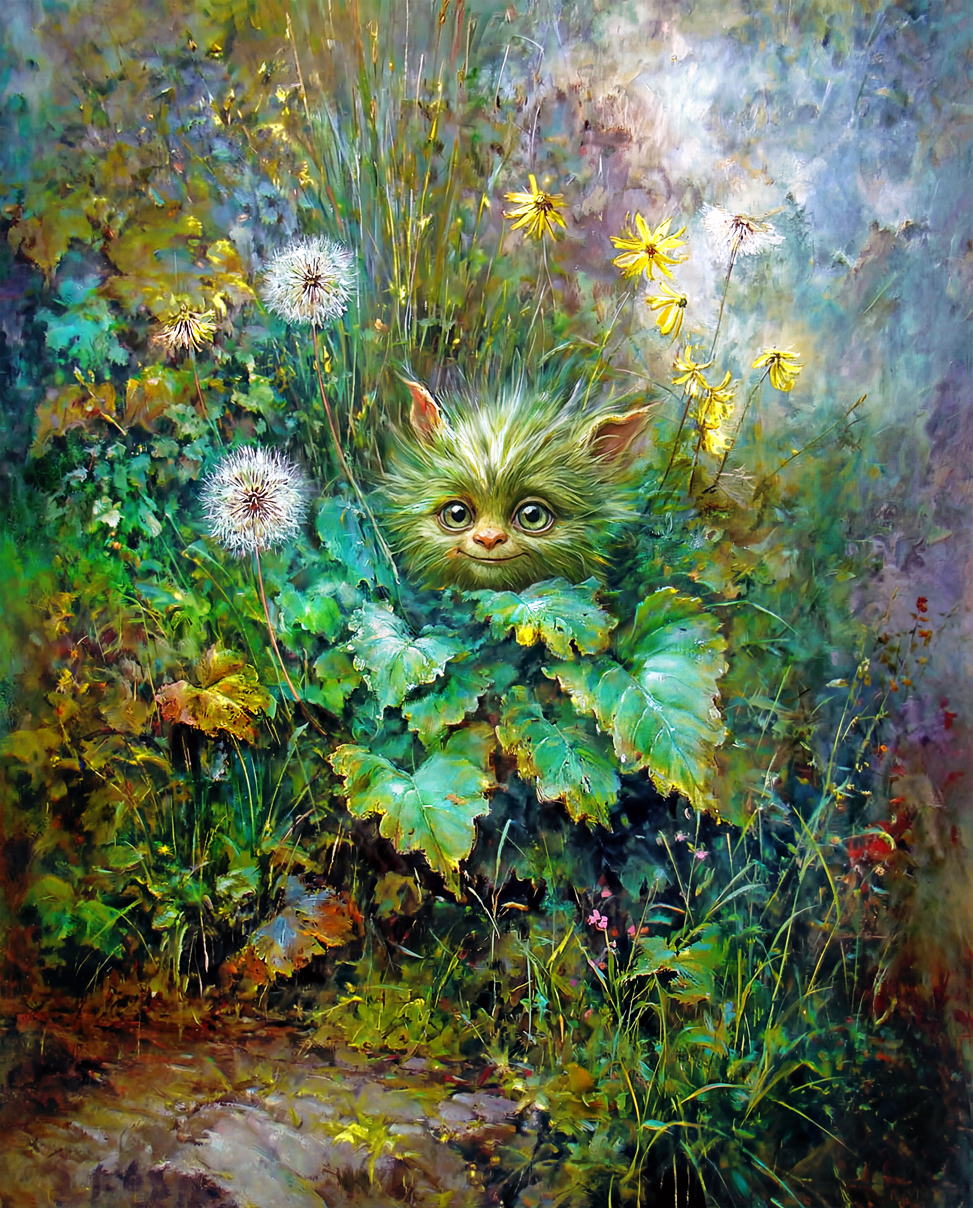 Полевичок в траве