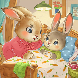 Заинька с мамой