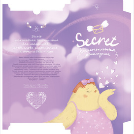 Упаковка шоколадки