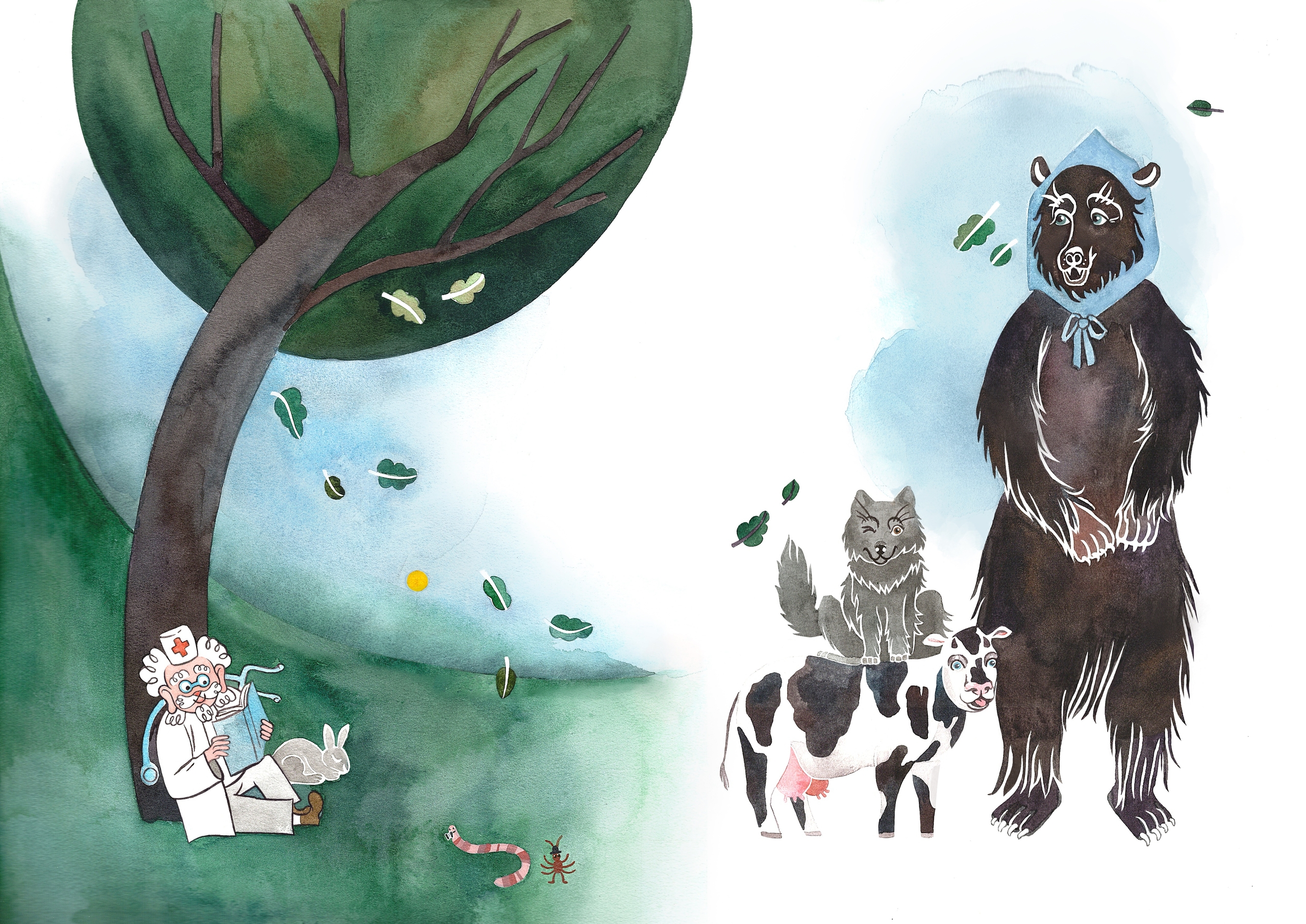 Иллюстрация к детской книге