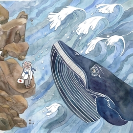 Айболит с китом 