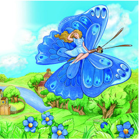 Радужные сказки "Рассказ о голубой бабочке"