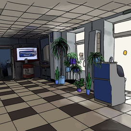 композиция с цветами в больнице