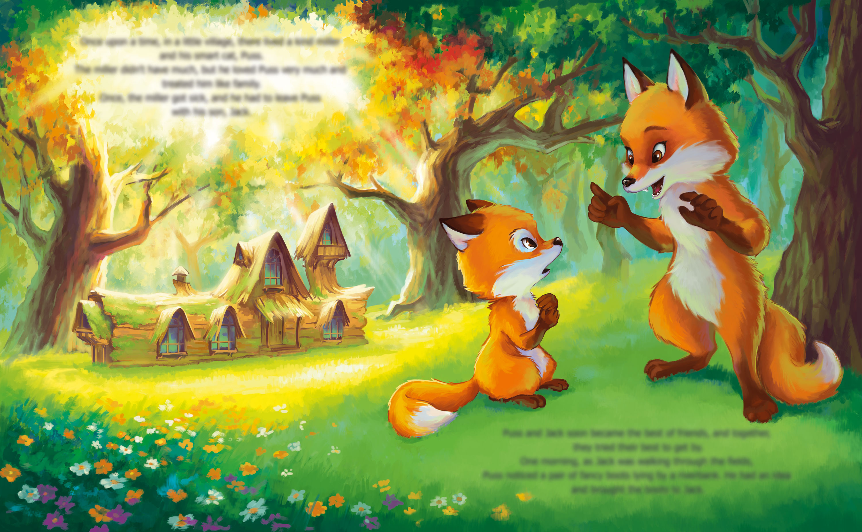 Иллюстрация для книги про братьев лис