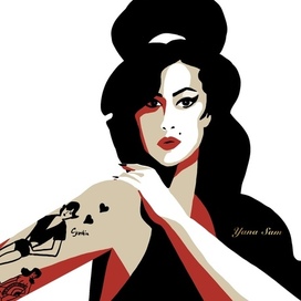 Портрет Эми Уайнхаус