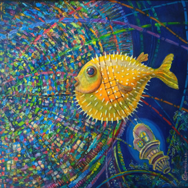 "New Year's Journey with Fugu Fish"