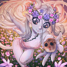 Snake and meme hamster