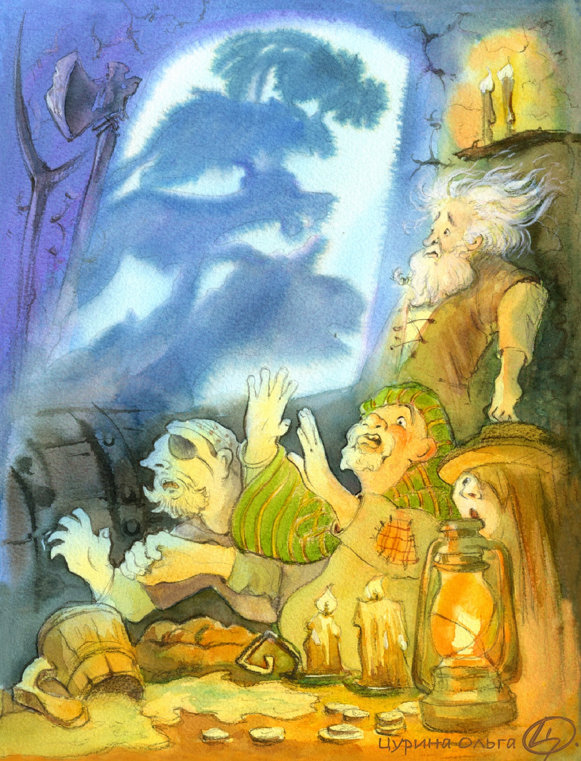 Знаменитая сцена из Бременских, сыгранная для разбойников