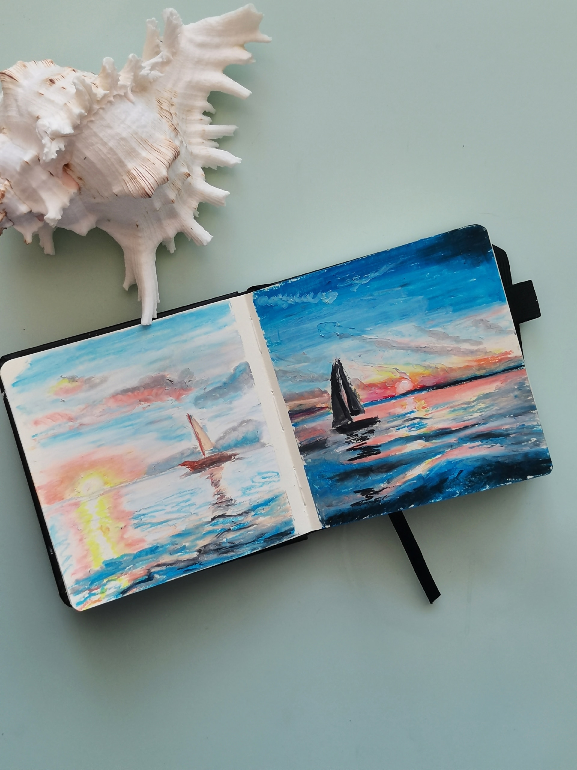 Морской рассвет и закат