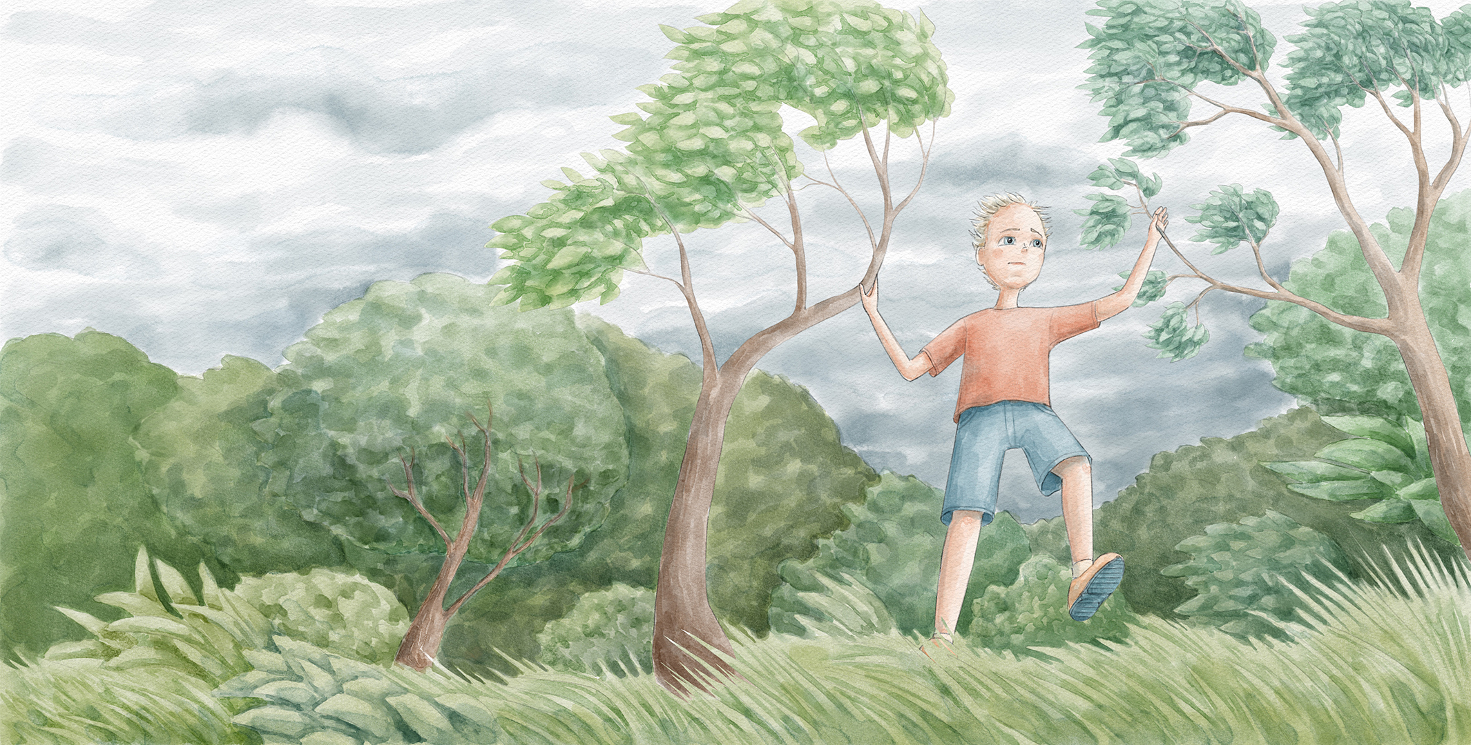 Иллюстрация для книги "First to be big"