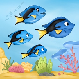 Illustration for board game Memory