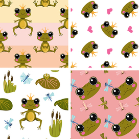 "The Frog Princess. A Little Fairy Tale." Patterns