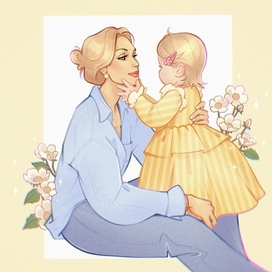 Мама и дочка