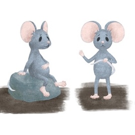 Мышонок. Три ракурса.