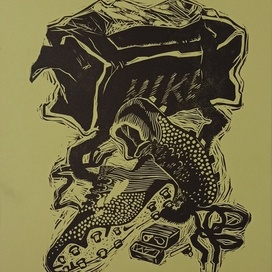 натюрморт с бутсами