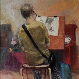 рисую рисующих детей 3