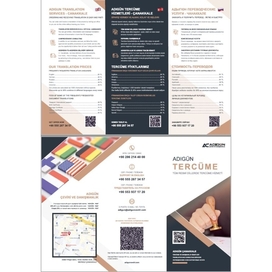 "ADIGUN" leaflet for translation services