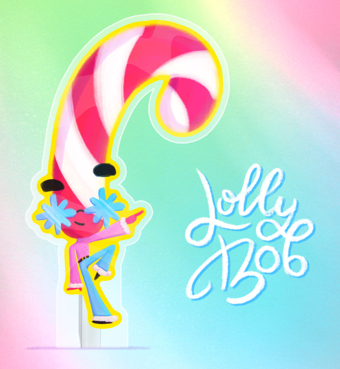 Дизайн персонажей для новогодних коллекционных фигурок