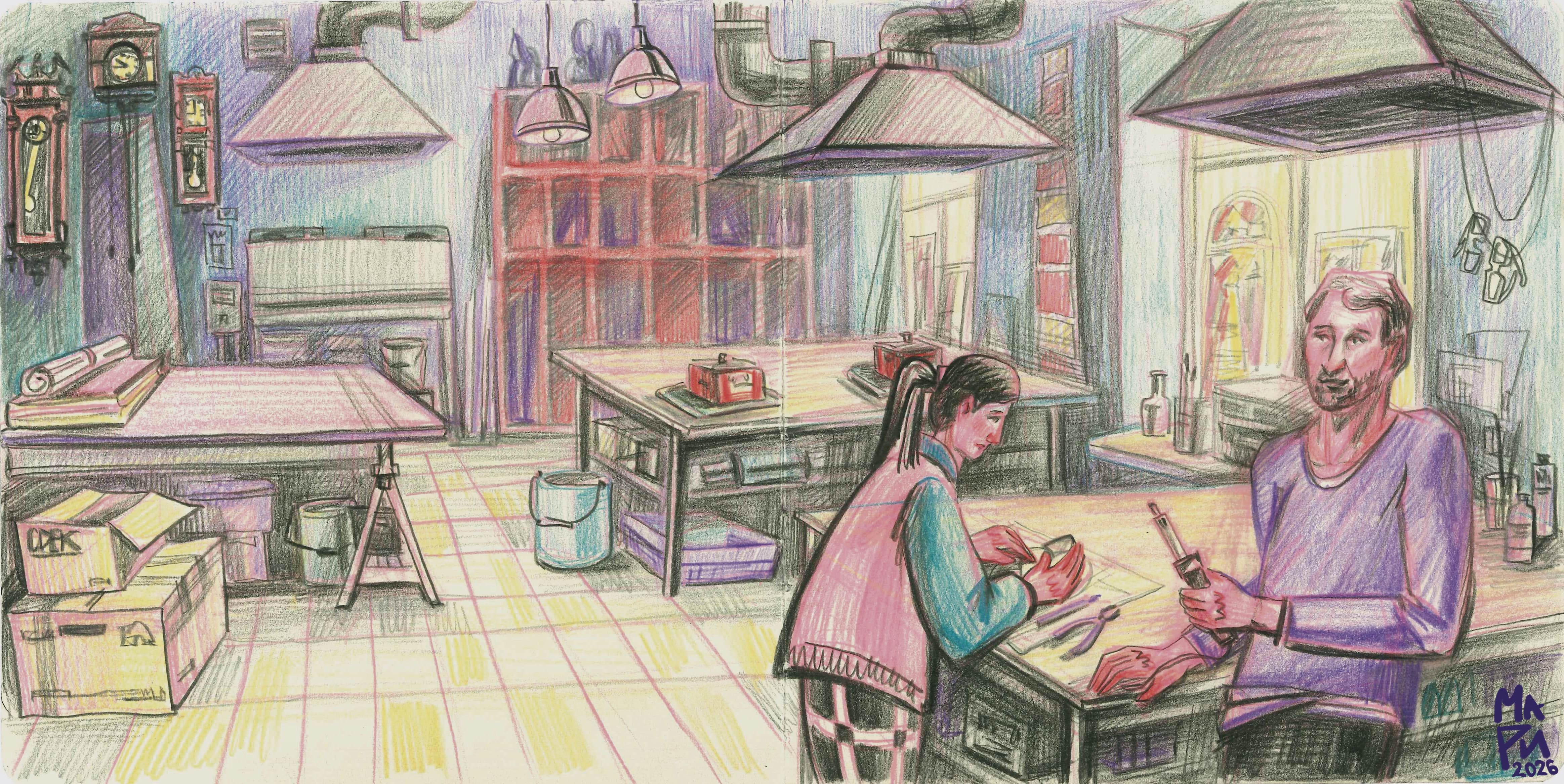 stained glass workshop