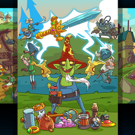 Concept art  for the game 