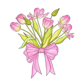 Bouquet of tulips