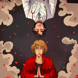Book Cover | Author and His Character | Zen Mirror Composition