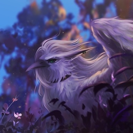 My original character, the griffin Eilinnel