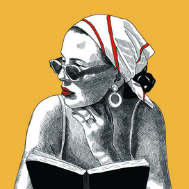 Girl with book