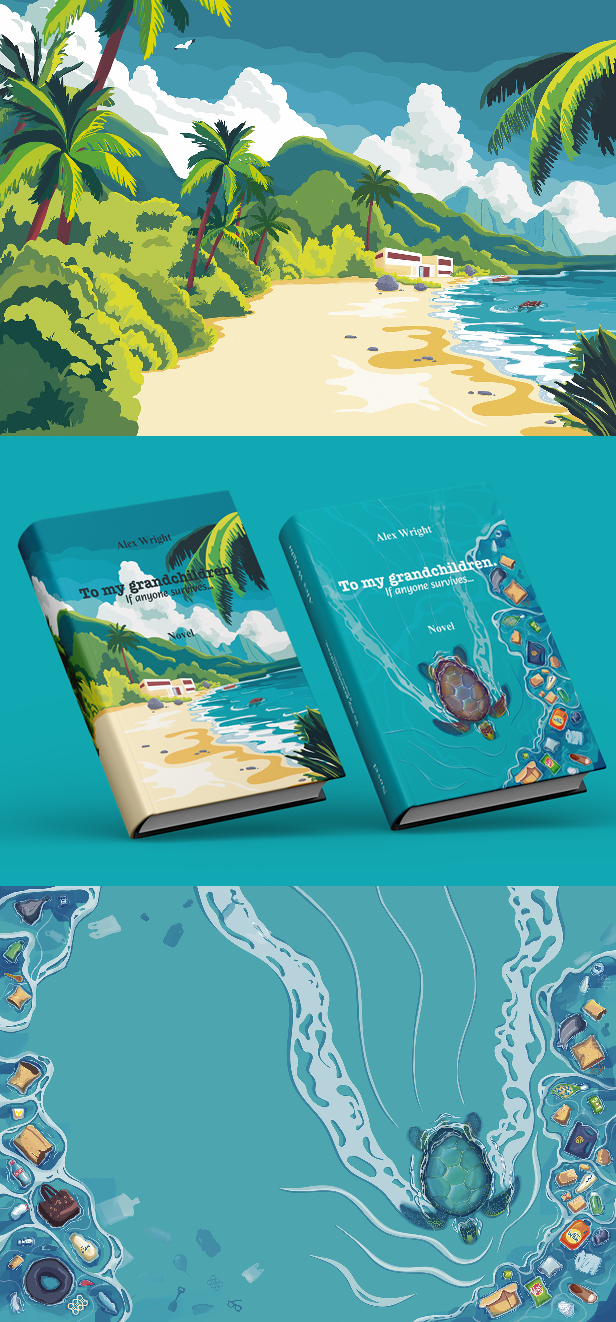 Книжные обложки для романа