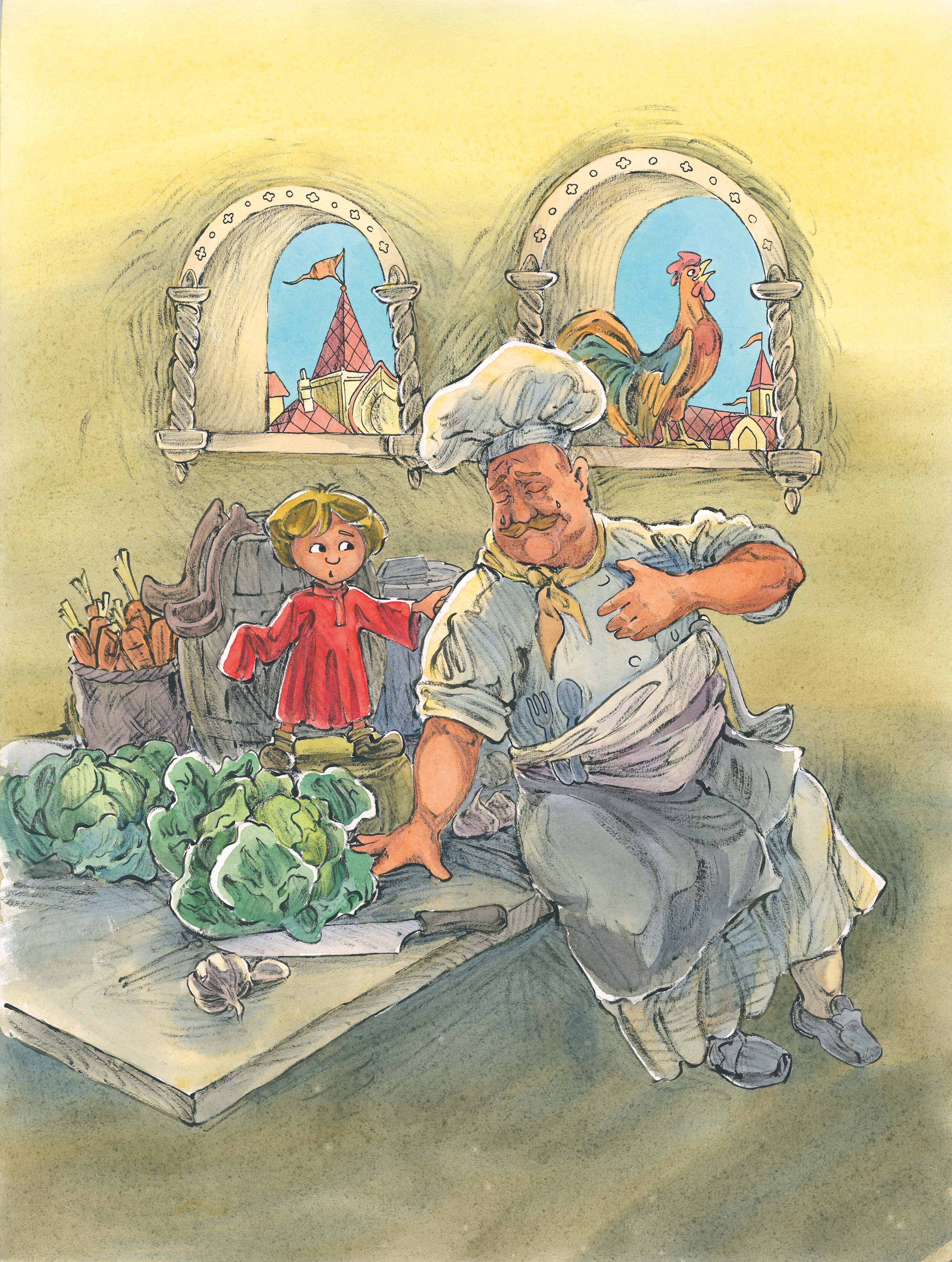 the fairy tale "The Merchant Ason and the prophetic boy"
