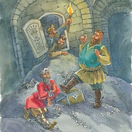 the fairy tale "The Merchant Ason and the prophetic boy"