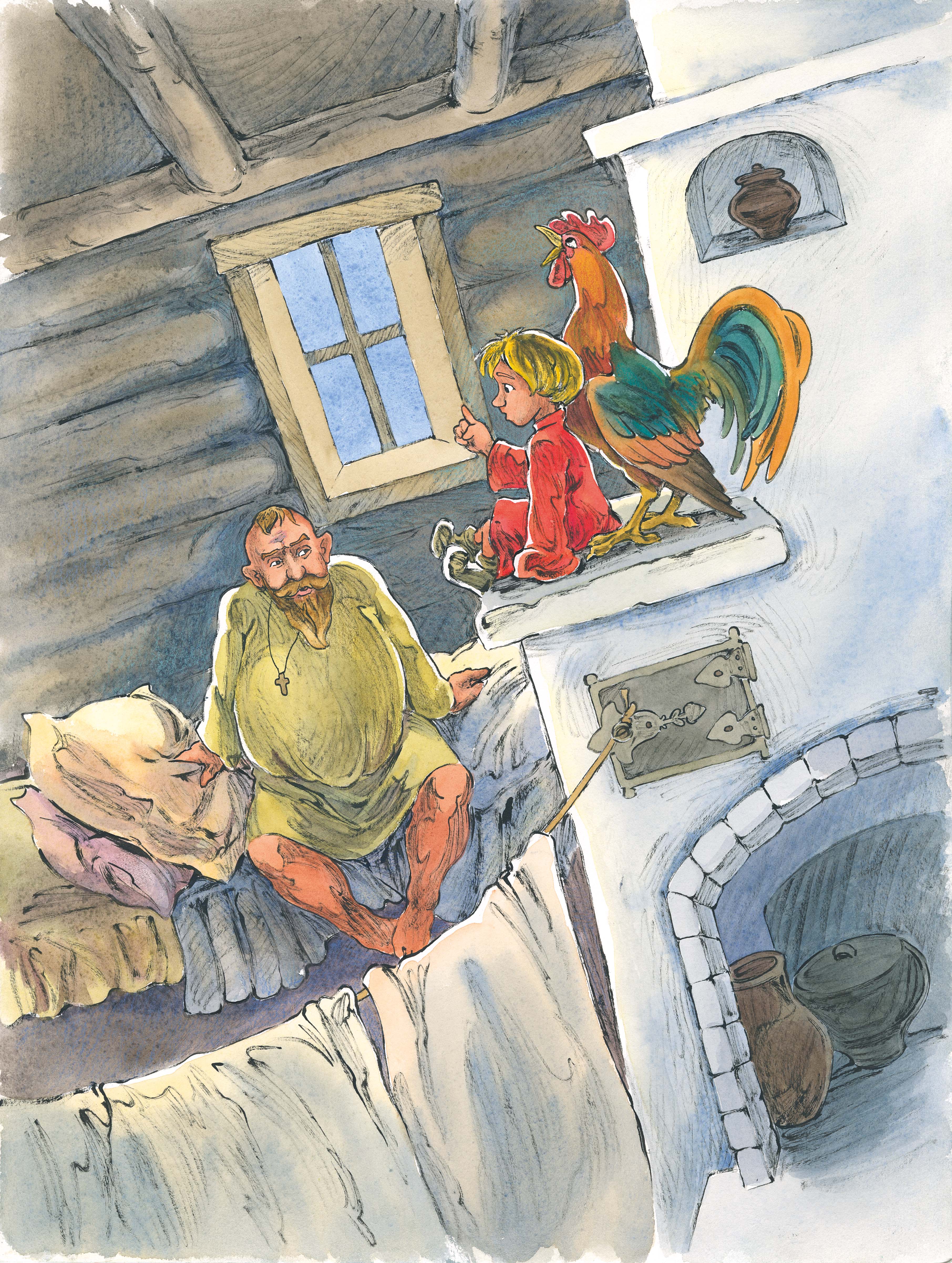 the fairy tale "The Merchant Ason and the prophetic boy"