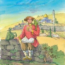 the fairy tale "Egor and the Frog"