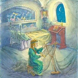 the fairy tale "The Craftswoman"