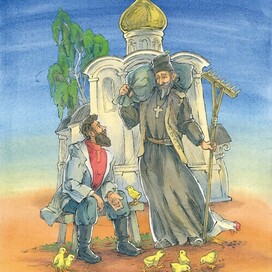 the fairy tale "Vlas"