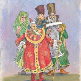 сказка "Дударь и царь"