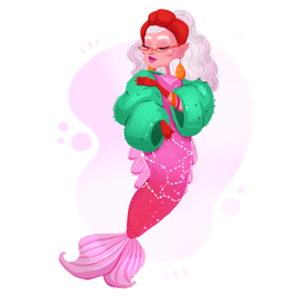 Fashionista Mermaid Granny