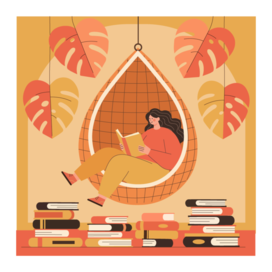 Swing for reading