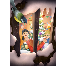 Illustration for the book "Sinichkin Calendar"