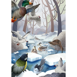 Illustration for the book "Sinichkin Calendar"_2