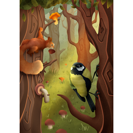 Illustration for the book "Sinichkin Calendar"_3