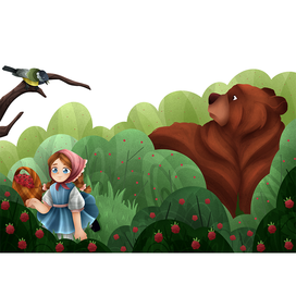 Illustration for the book "Sinichkin Calendar"_4