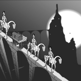 The Witch Bridge. Illustration