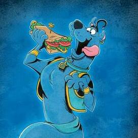 Scooby-Doo as the Magic Genie