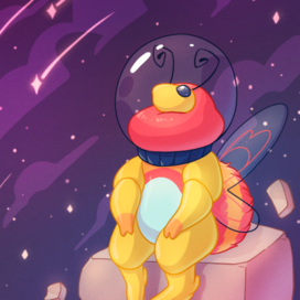 Bee Astronaut — ArtFight Art Trade